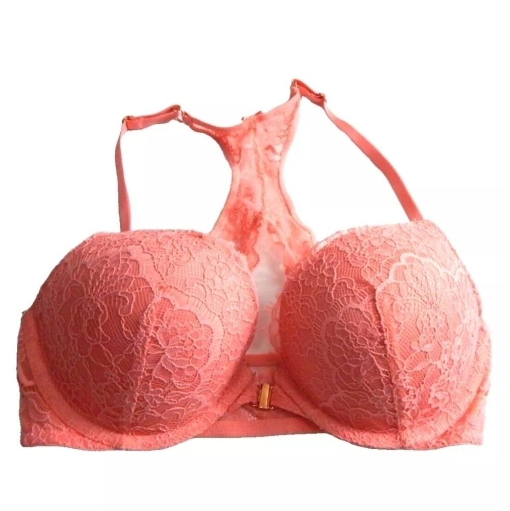 Victoria's Secret Push Up Bra Lace Racerback